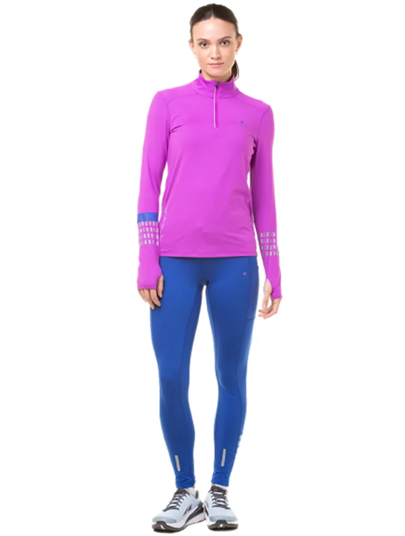 Ronhill Women's Tech Afterhours Tight Cobalt/Thistle/Rflct-4